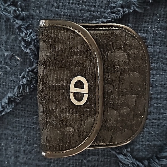 Christian Dior Monogram Pouch, Vintange. 4"x 3.5" - Picture 3 of 5